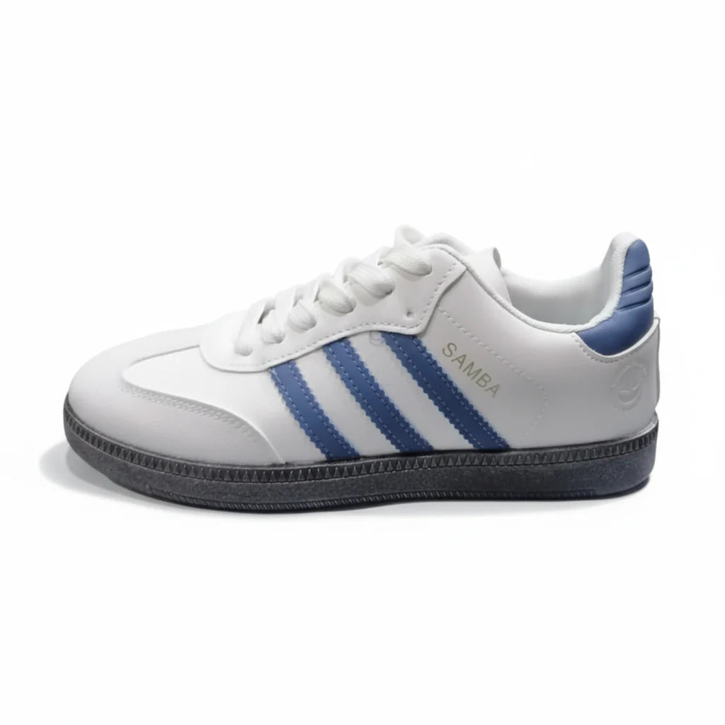ADIDAS SAMBA WHITE & BLUE