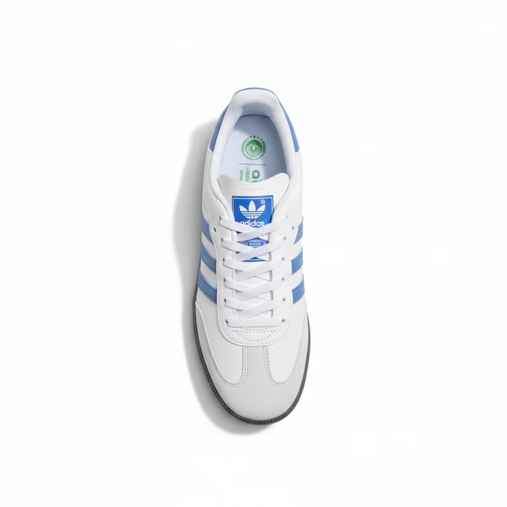 ADIDAS SAMBA WHITE & BLUE
