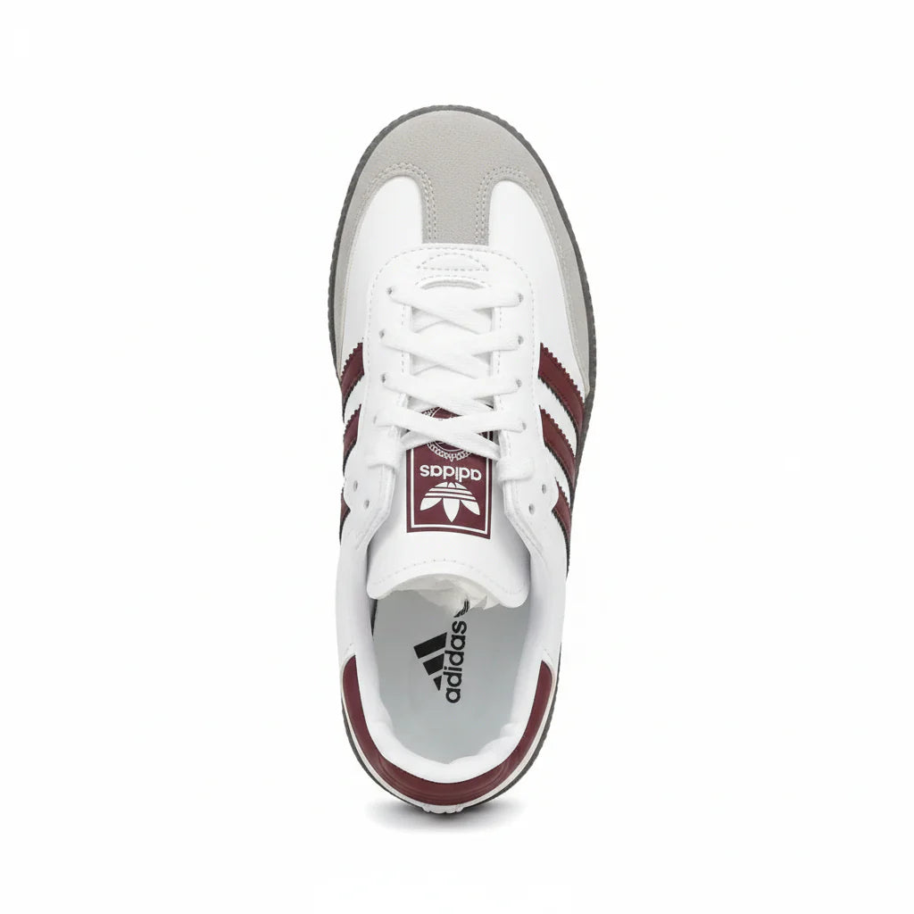 ADIDAS SAMBA WHITE & RED